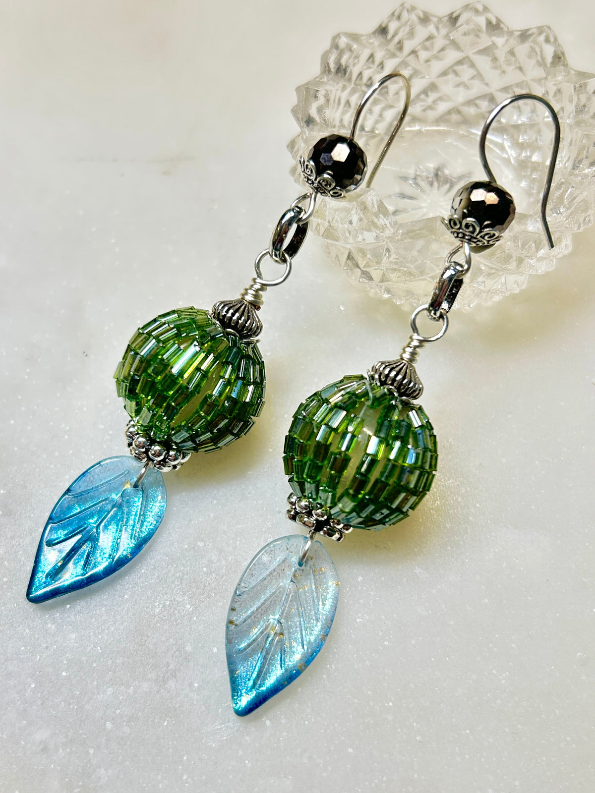 September Magical Mystery Bead Box: Apothecary Statement Earrings Tutorial