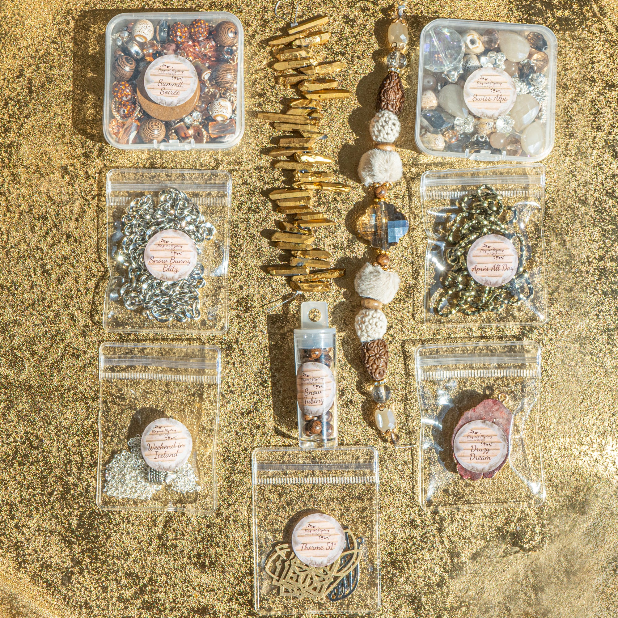 Cashmere & Crystal - January 2026 Magical Mystery Bead Box