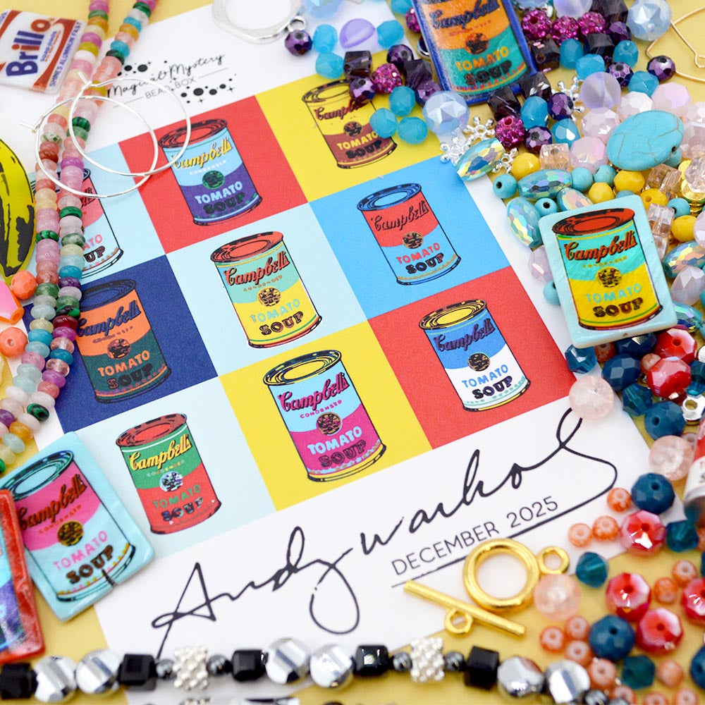 Warhol - December 2025 Magical Mystery Bead Box