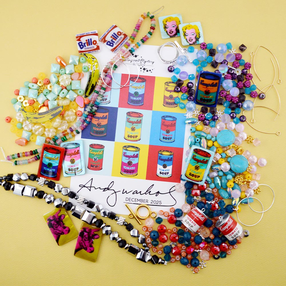 Warhol - December 2025 Magical Mystery Bead Box