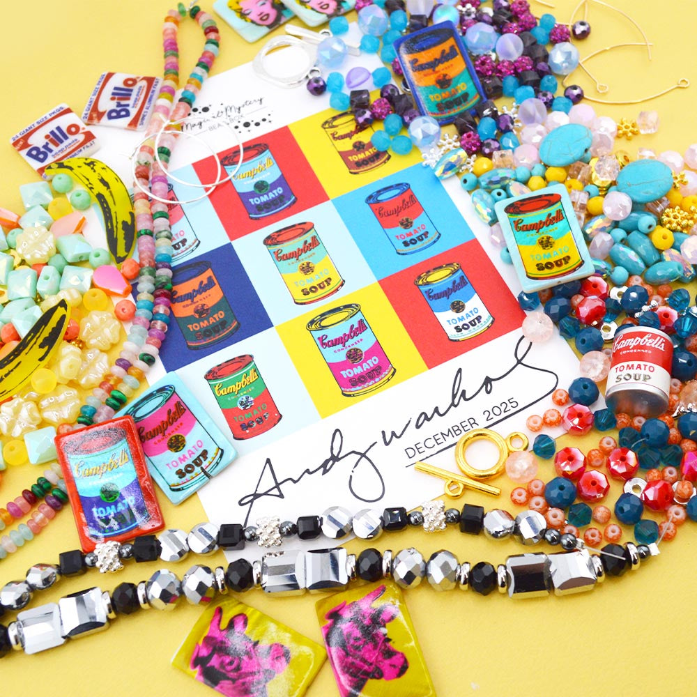 Warhol - December 2025 Magical Mystery Bead Box