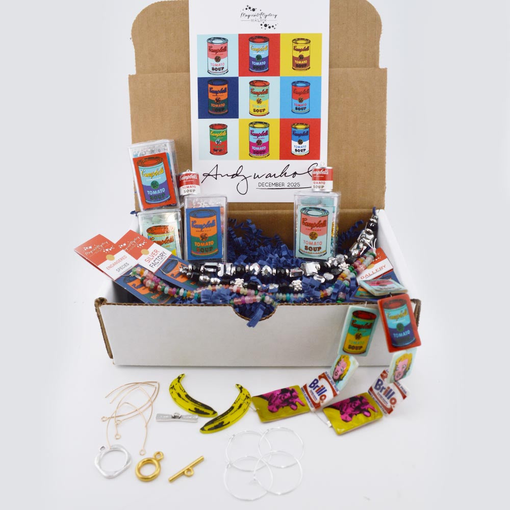 Warhol - December 2025 Magical Mystery Bead Box