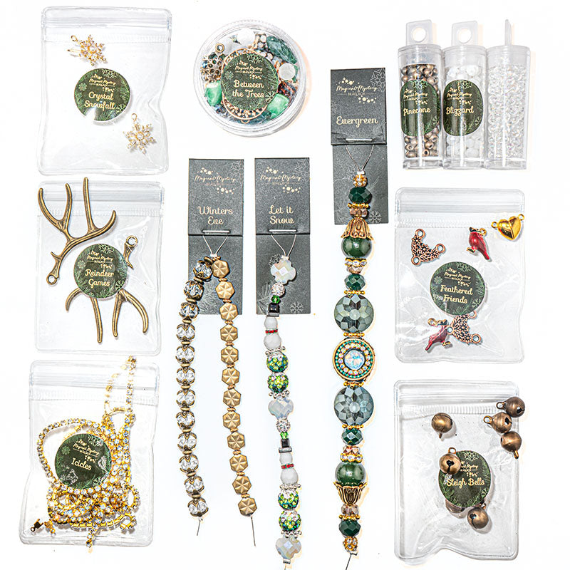 Evergreen - November 2025 Magical Mystery Bead Box