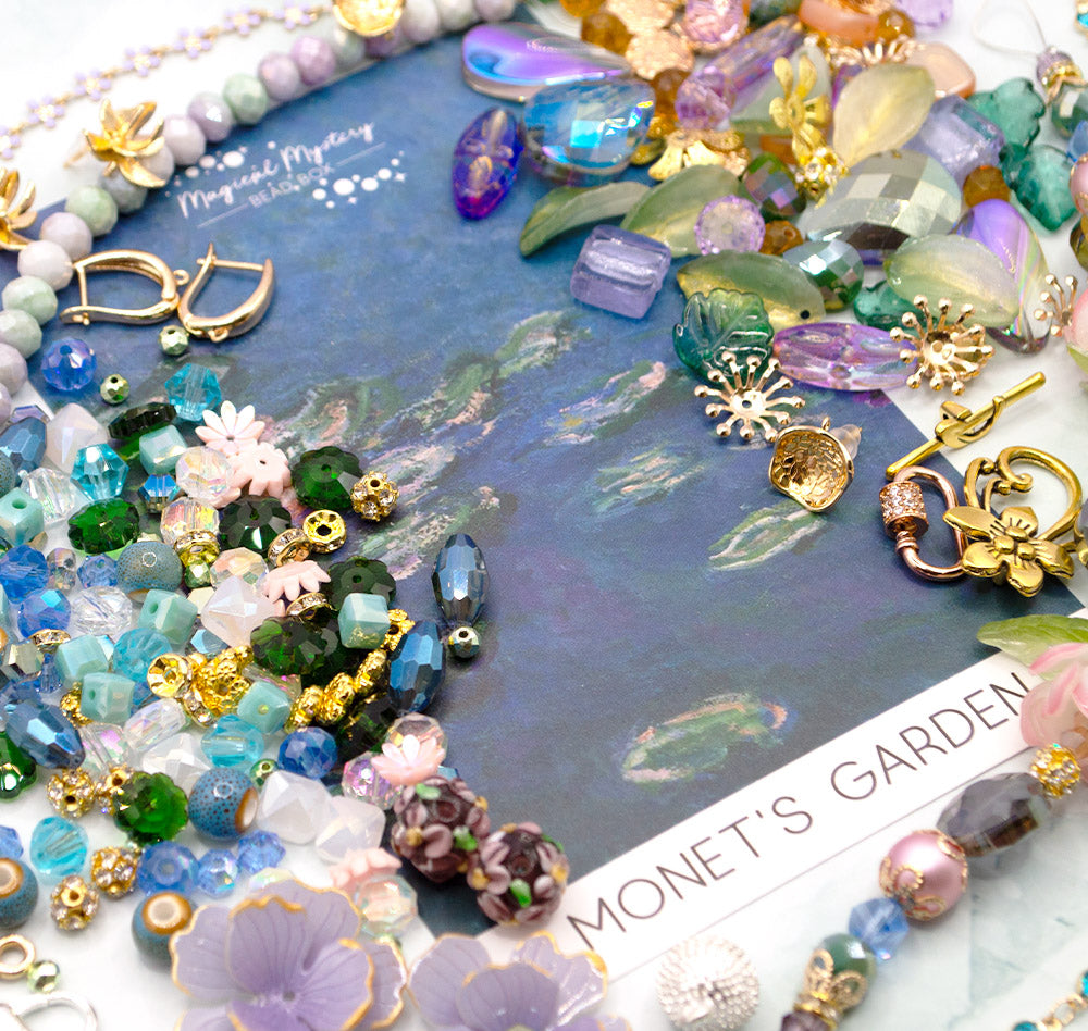 Monet - April 2026 Magical Mystery Bead Box