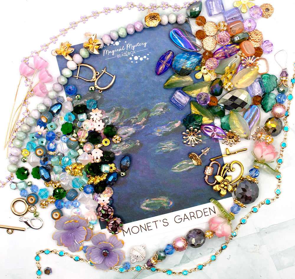 Monet - April 2026 Magical Mystery Bead Box
